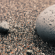 Pebbles and sand