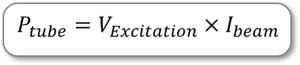 Power = Voltage x Current